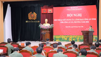 Đối thoại tháo gỡ khó khăn, nâng cao năng lực Công an cấp xã