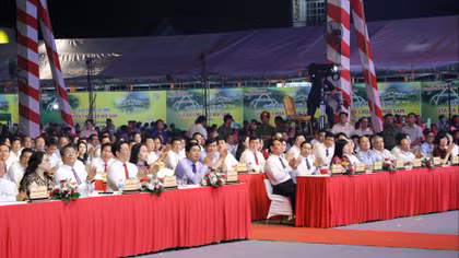 Các đại biểu tham dự Lễ khai hội Vía Bà Chúa Xứ Núi Sam năm 2026.
