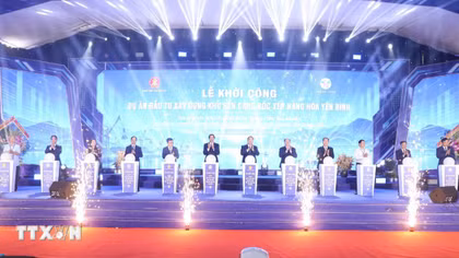 Khởi công dự án cảng Yên Bình, hoàn thiện hạ tầng logistics Thái Nguyên