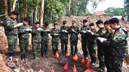 Tìm kiếm, quy tập 862 hài cốt liệt sĩ tại Công viên Lê Thị Riêng