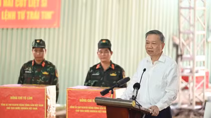 Các đồng chí là thành tố làm nên dáng đứng Việt Nam, xây nên Thành đồng Tổ quốc