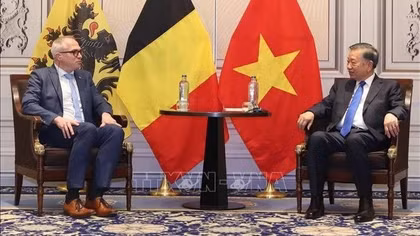 Tổng Bí thư, Chủ tịch nước Tô Lâm tiếp Bộ trưởng - Thủ hiến vùng Flanders
