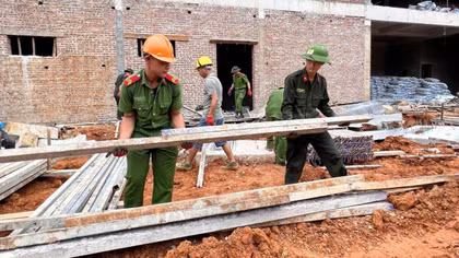"Cao điểm 80 ngày đêm" xây trường cho học sinh nơi biên giới Lạng Sơn