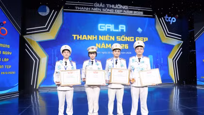 Vinh danh 15 gương "Thanh niên sống đẹp", truyền cảm hứng đến cộng đồng