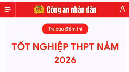 Tra cứu điểm thi tốt nghiệp THPT trên Báo Công an nhân dân