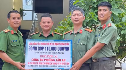 Để duy trì những việc làm tốt đẹp, Đại uý Lê Hùng Dương và đơn vị cũng nhận được nhiều sự hỗ trợ của các nhà hảo tâm 