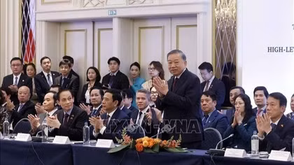 Tổng Bí thư, Chủ tịch nước Tô Lâm dự tọa đàm cấp cao với lãnh đạo doanh nghiệp tiêu biểu châu Âu và Bỉ