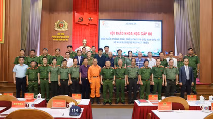 Học viện Phòng cháy chữa cháy và Cứu nạn cứu hộ phấn đấu trở thành cơ sở đào tạo hàng đầu khu vực