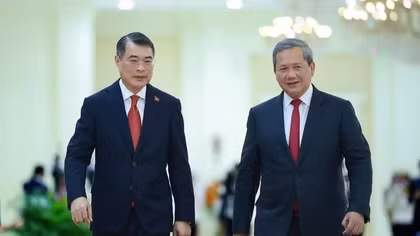 Thủ tướng Lê Minh Hưng hội đàm với Thủ tướng Campuchia Hun Manet