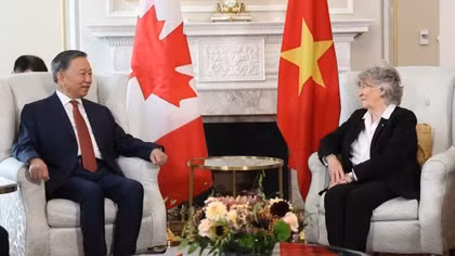 Tổng Bí thư, Chủ tịch nước Tô Lâm hội kiến với Toàn quyền Canada Louise Arbour