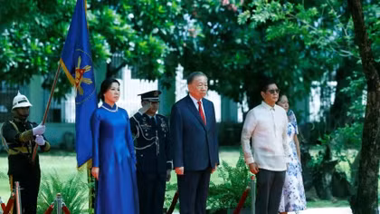 Lễ đón Tổng Bí thư, Chủ tịch nước Tô Lâm thăm cấp Nhà nước Philippines