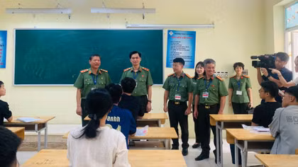 Tất cả đã sẵn sàng tổ chức Kỳ thi đánh giá của Bộ Công an nghiêm túc, an toàn 