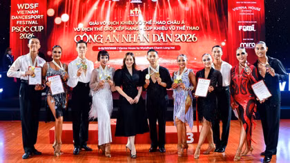 Phan Hiển - Thu Hương và kỳ vọng cho dancesport Công an nhân dân