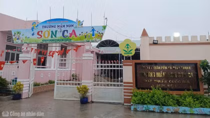 Trường mầm non chưa làm xong đã thanh toán 100% giá trị