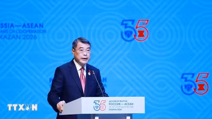 Thủ tướng Lê Minh Hưng phát biểu tại Diễn đàn Kinh doanh ASEAN-Nga