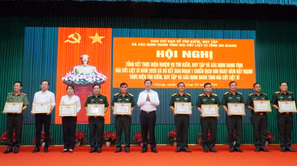 An Giang: Vượt chỉ tiêu tìm kiếm, quy tập hài cốt liệt sĩ 