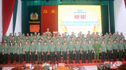 Họp mặt lực lượng An ninh đối ngoại Công an các tỉnh, thành phố vùng Tây Nam Bộ