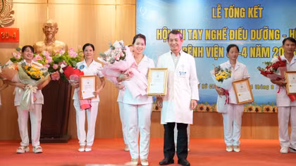 Bệnh viện 30-4 trao giải Hội thi Điều dưỡng - Hộ sinh năm 2026