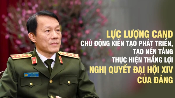 CAND chủ động kiến tạo phát triển, tạo nền tảng thực hiện thắng lợi Nghị quyết Đại hội XIV của Đảng