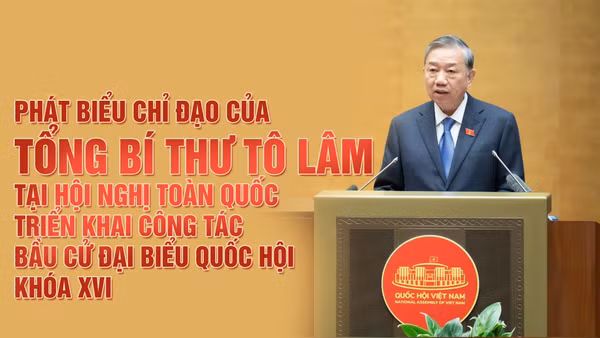 Phát biểu của Tổng Bí thư Tô Lâm tại Hội nghị toàn quốc triển khai công tác bầu cử đại biểu Quốc hội khóa XVI