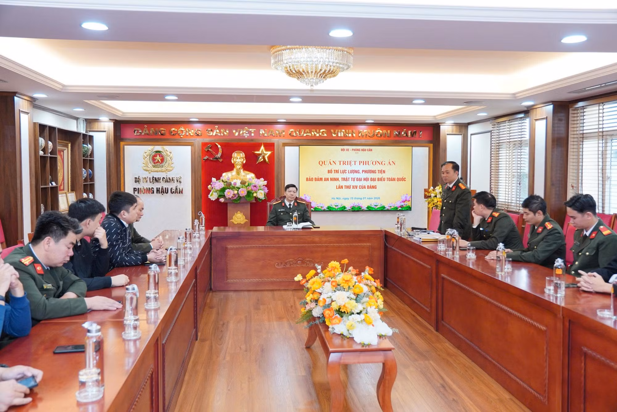 Chủ động làm tốt công tác hậu cần, phục vụ bảo vệ an toàn Đại hội XIV của Đảng -0