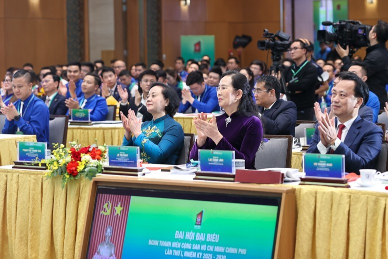 Phó Thủ tướng Phạm Thị Thanh Trà và các đại biểu tham dự Đại hội- Ảnh: VGP/Nhật Bắc