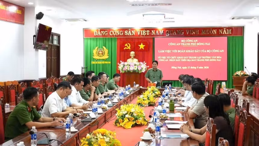 Khảo sát việc thành lập Trường Văn hóa CAND tại Đồng Nai