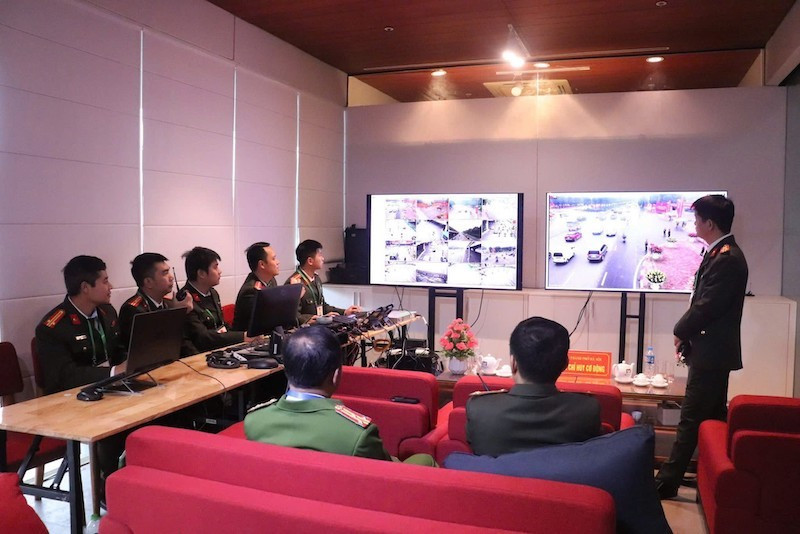 Đêm trắng tại nơi tuyến đầu kết nối, điều hành bảo vệ tuyệt đối an ninh, an toàn Đại hội XIV của Đảng -0