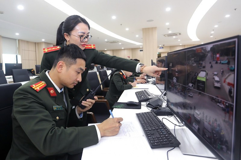 Đêm trắng tại nơi tuyến đầu kết nối, điều hành bảo vệ tuyệt đối an ninh, an toàn Đại hội XIV của Đảng -2