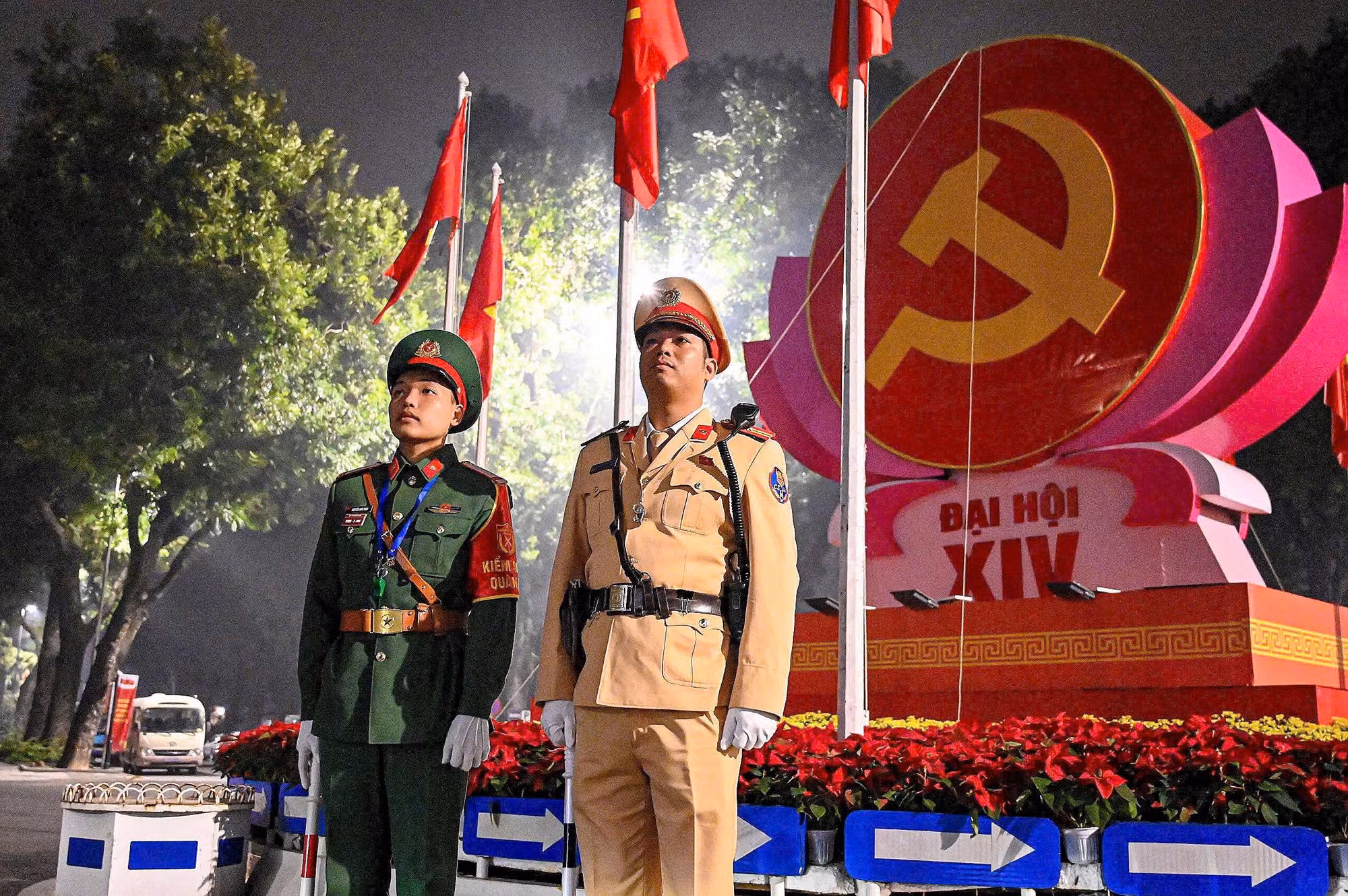 Thế trận an ninh nhiều lớpm sẵn sàng cho Lễ Khai mạc Đại hội XIV của Đảng -0