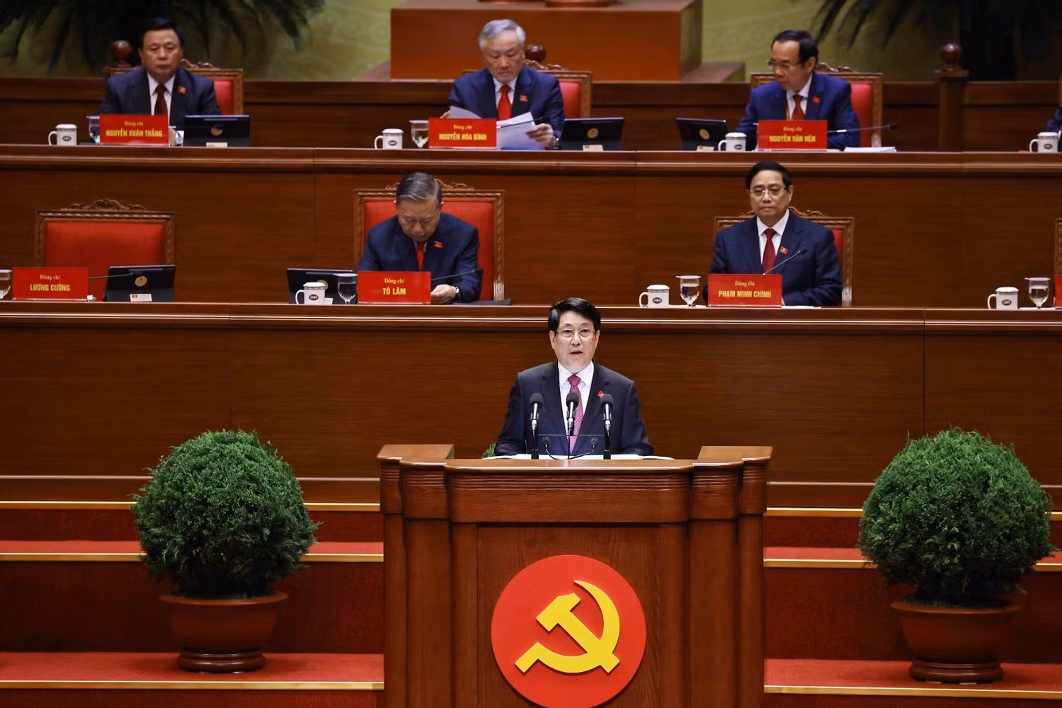 Diễn văn khai mạc Đại hội XIV của chủ tịch nước Lương Cường -0