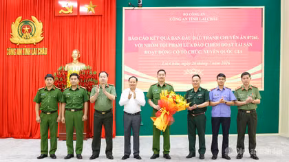 Lai Châu biểu dương Ban Chuyên án triệt phá đường dây lừa đảo xuyên quốc gia