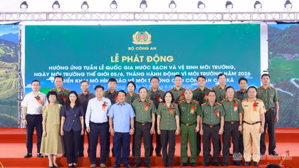 Mỗi cán bộ, chiến sĩ Công an nhân dân là hạt nhân bảo vệ môi trường