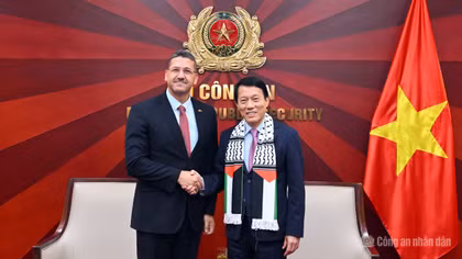 Đưa hợp tác an ninh Việt Nam - Palestine đi vào chiều sâu