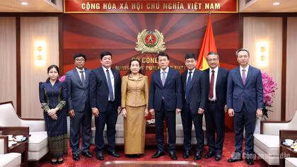 Việt Nam và Campuchia tăng cường hợp tác an ninh, phòng, chống tội phạm 
