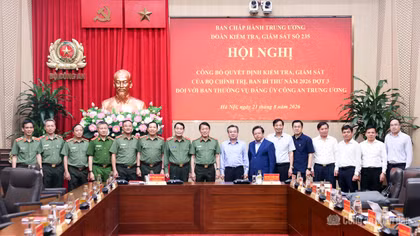 Bộ Công an chủ động rà soát, nâng cao chất lượng công tác cán bộ