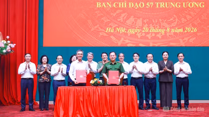Bộ Công an tiếp nhận Cơ quan Thường trực Ban Chỉ đạo 57 Trung ương