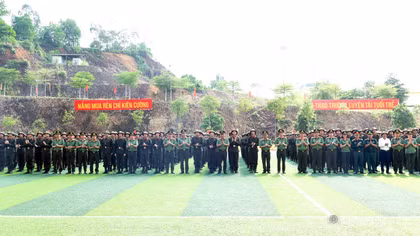 Khai giảng huấn luyện đầu khóa cho học viên Học viện An ninh nhân dân