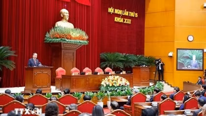 Tổng Bí thư Tô Lâm phát biểu bế mạc Hội nghị lần thứ 15 Ban Chấp hành Trung ương khóa XIII.
