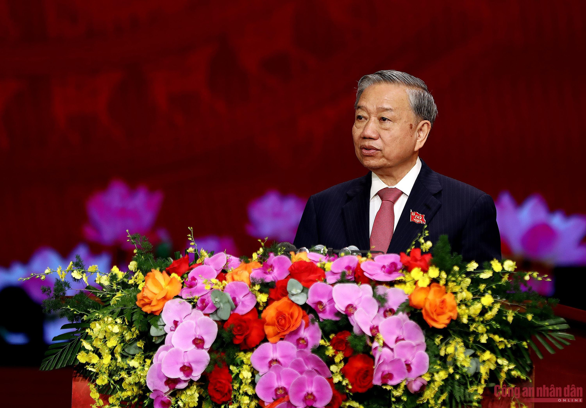 Tổng Bí thư Tô Lâm phát biểu chỉ đạo tại buổi Lễ kỷ niệm.