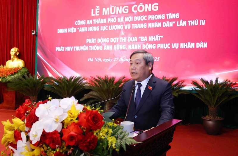 Hoạt động của Công an Thủ đô phải tạo nền tảng, động lực hỗ trợ cho phát triển kinh tế - xã hội -0