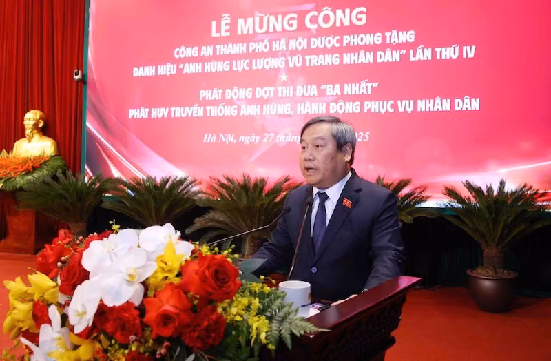 Hoạt động của Công an Thủ đô phải tạo nền tảng, động lực hỗ trợ cho phát triển kinh tế - xã hội -0