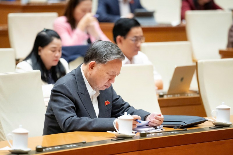 Tổng Bí thư Tô Lâm dự phiên họp.