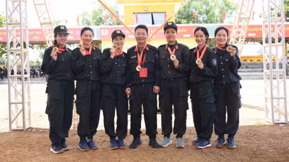 Những "bông hồng vàng" tại vòng chung kết Hội thao 