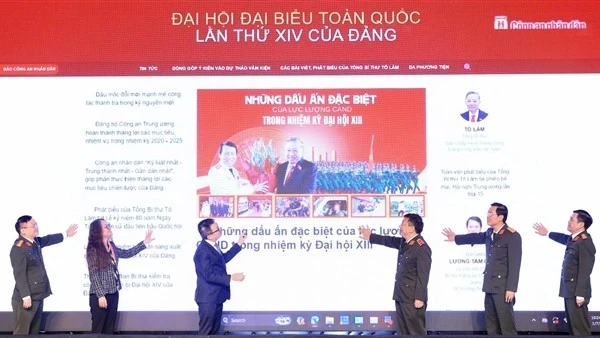 Ra mắt Chuyên trang "Đại hội đại biểu toàn quốc lần thứ XIV của Đảng" trên Báo điện tử CAND