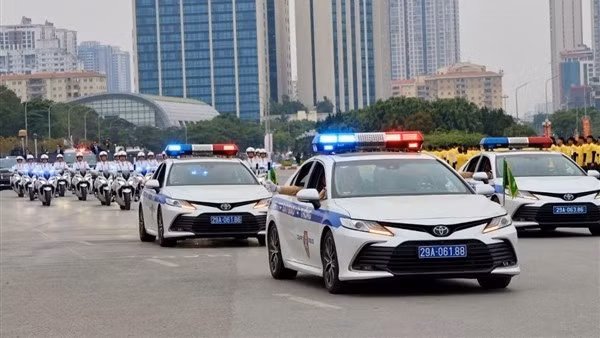 Hà Nội siết chặt giao thông phục vụ sơ duyệt, diễn tập bảo vệ Đại hội XIV