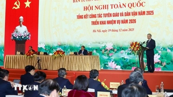 Tổng Bí thư Tô Lâm: Xây dựng đội ngũ cán bộ tuyên giáo, dân vận "chuyên tâm, thạo việc"