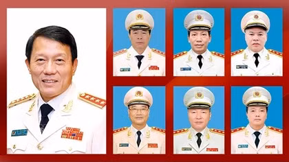 Tiểu sử 7 đồng chí lãnh đạo Bộ Công an trúng cử Ban Chấp hành Trung ương Đảng khoá XIV