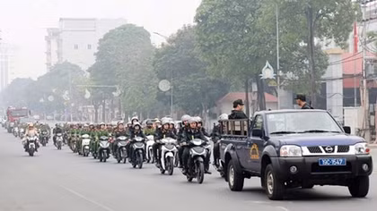 Công an tỉnh Phú Thọ gắn phong trào thi đua "Ba Nhất" với bảo vệ Đại hội XIV của Đảng