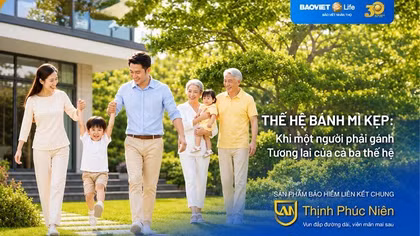 Thế hệ “bánh mỳ kẹp” và nỗi lo gánh vác